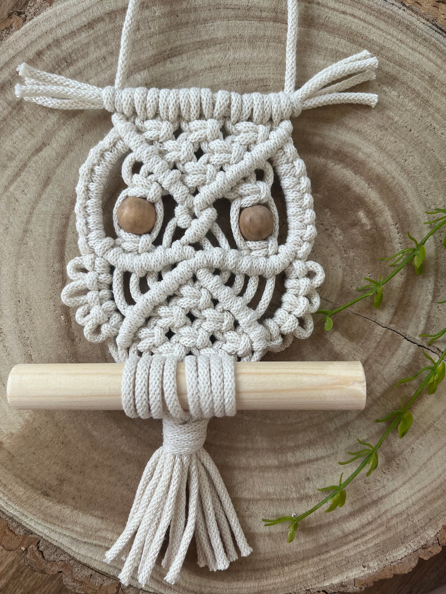 Macramé Owl Wall Hanging