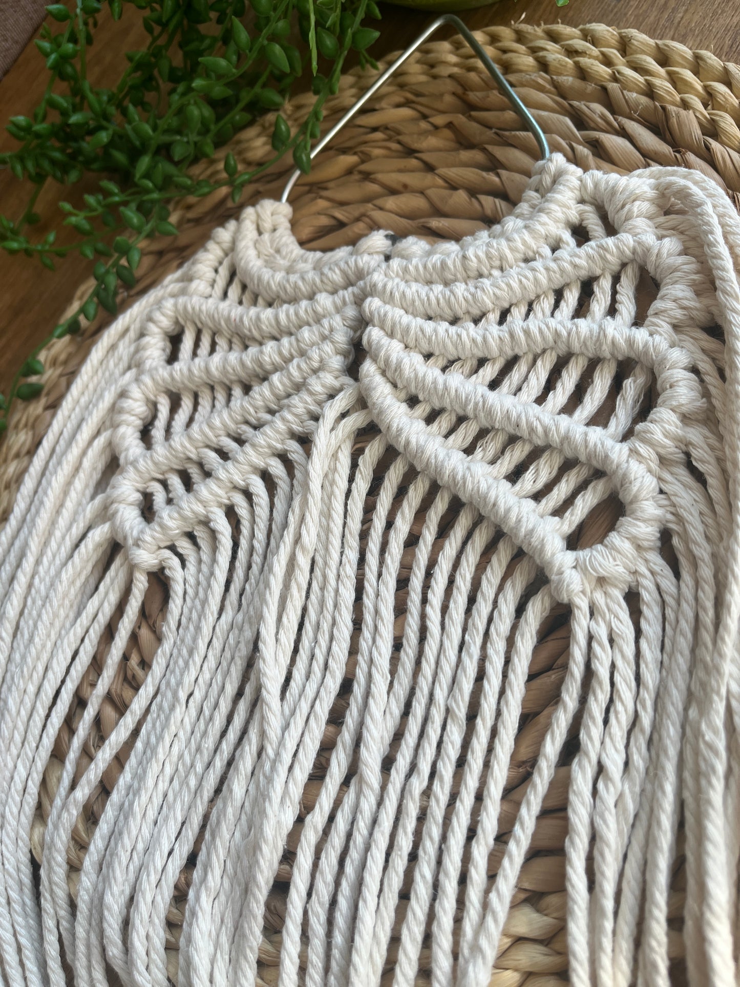 Macramé Angel Wings Wall Hanging