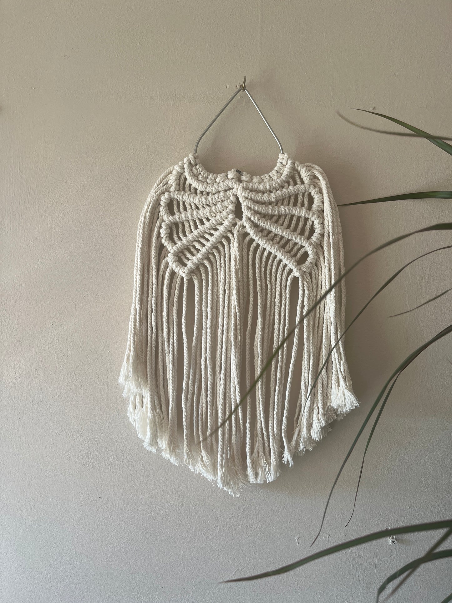 Macramé Angel Wings Wall Hanging