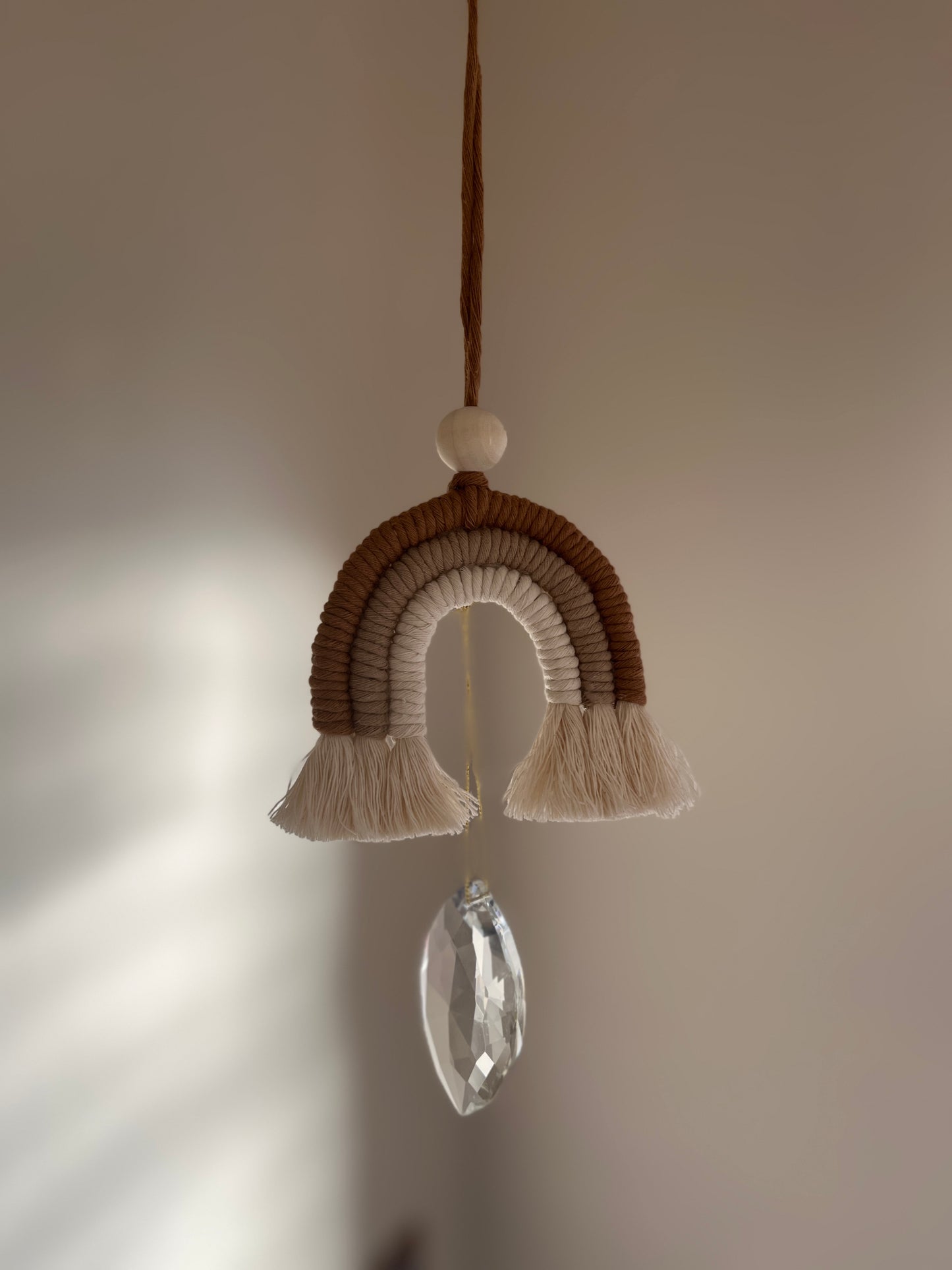 Neutral Rainbow Crystal Suncatcher