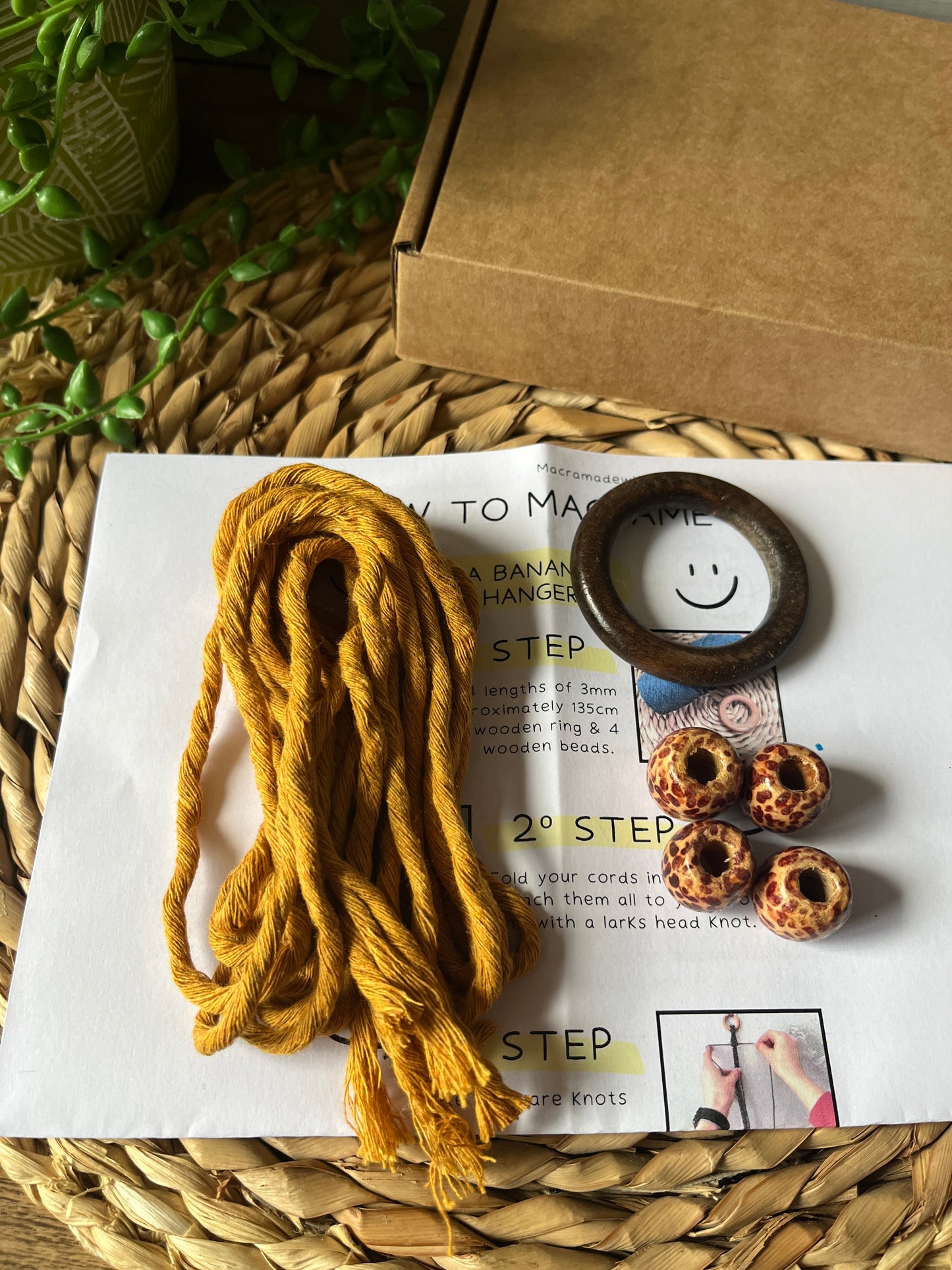 DIY Macrame Banana Hanger Craft Kit