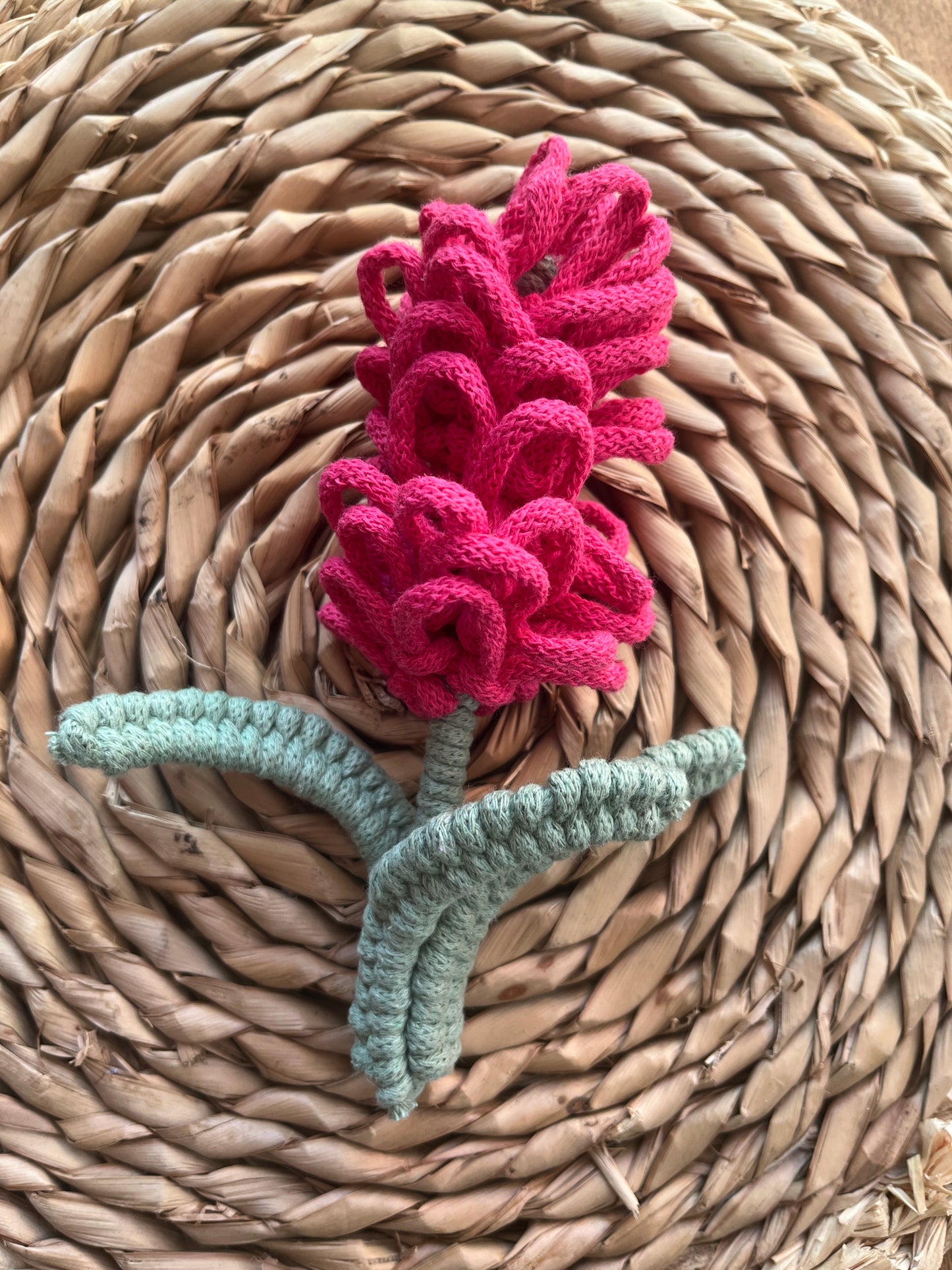 Macramé Lavender Flower Stem Decoration