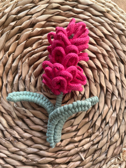 Macramé Lavender Flower Stem Decoration
