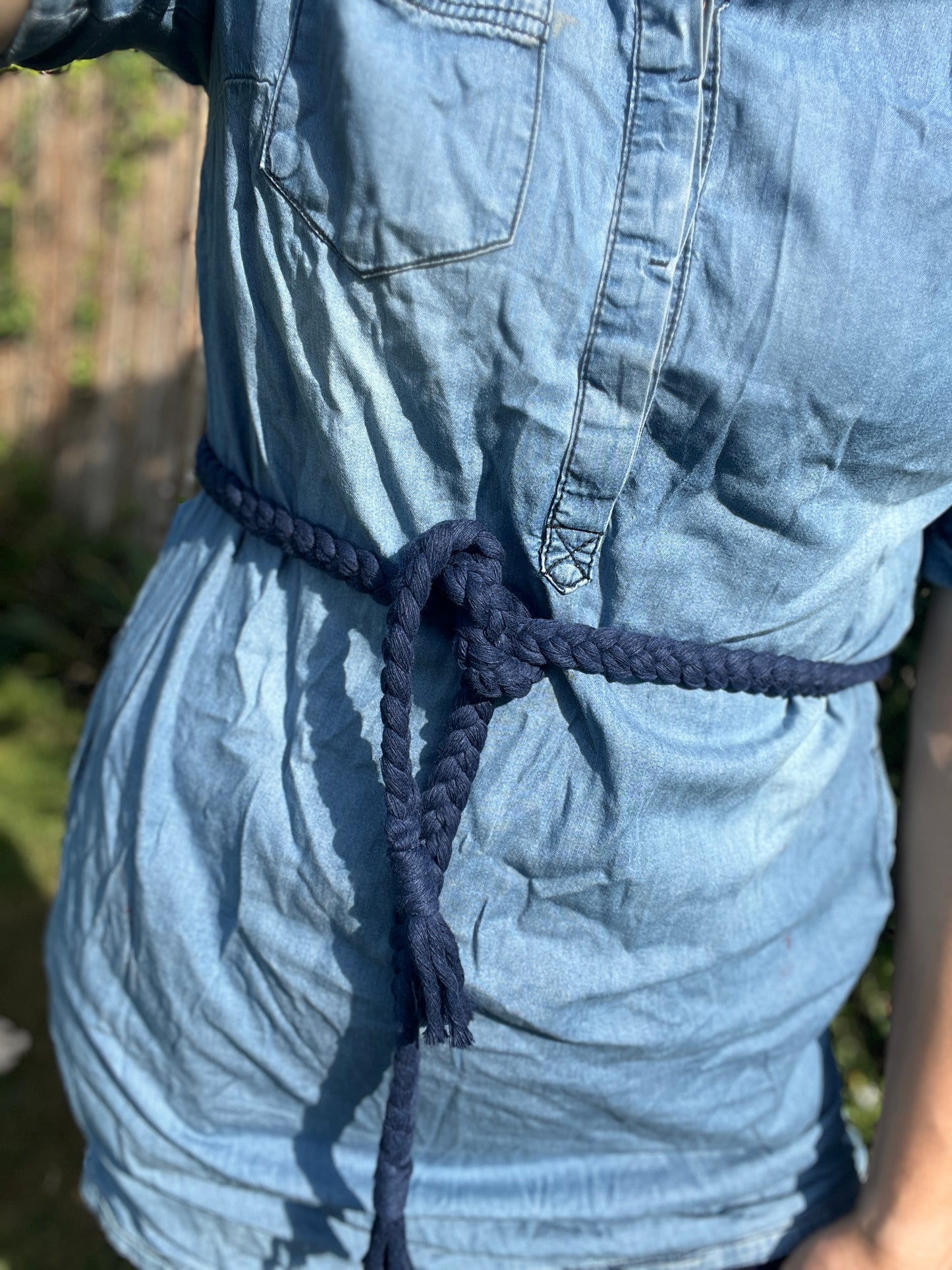 Handmade Macramé Rope Tie Belt