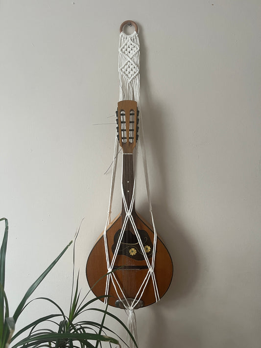 Macramé Mandolin Hanger