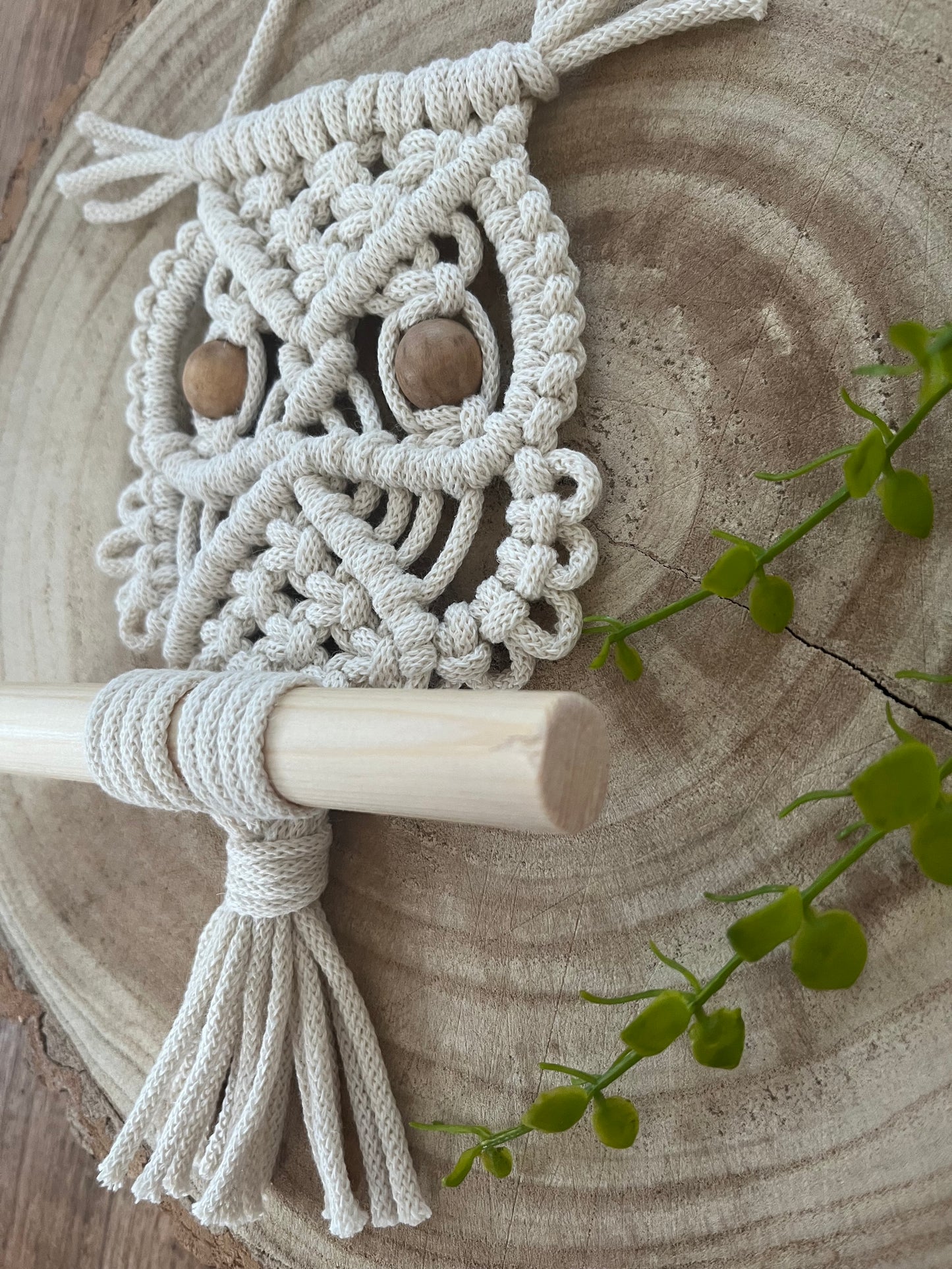 Macramé Owl Wall Hanging