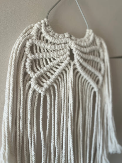 Macramé Angel Wings Wall Hanging