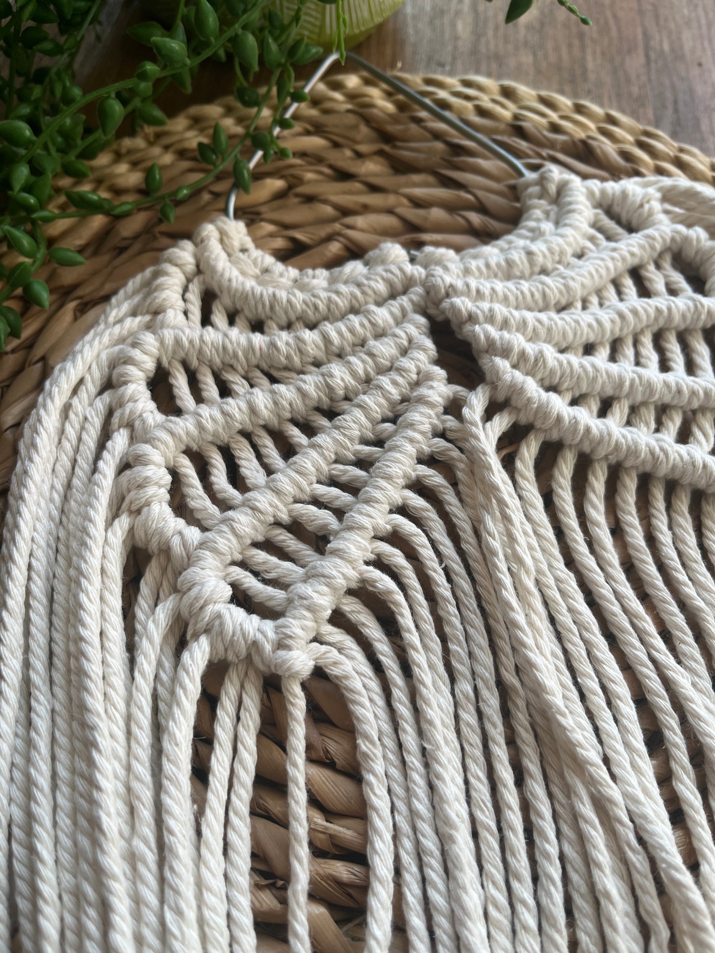 Macramé Angel Wings Wall Hanging