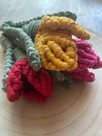 Macramé Tulip Flower Stem Decoration