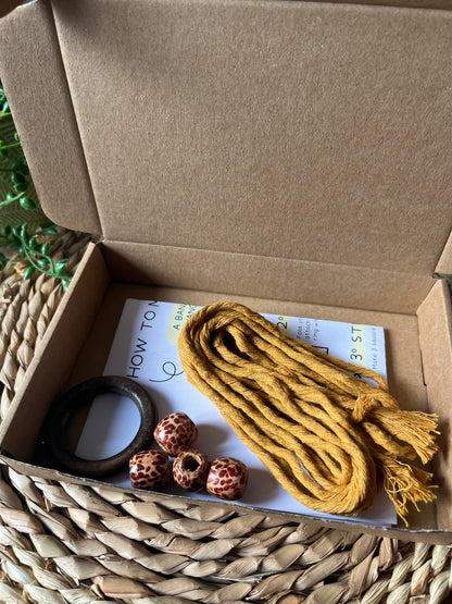 DIY Macrame Banana Hanger Craft Kit