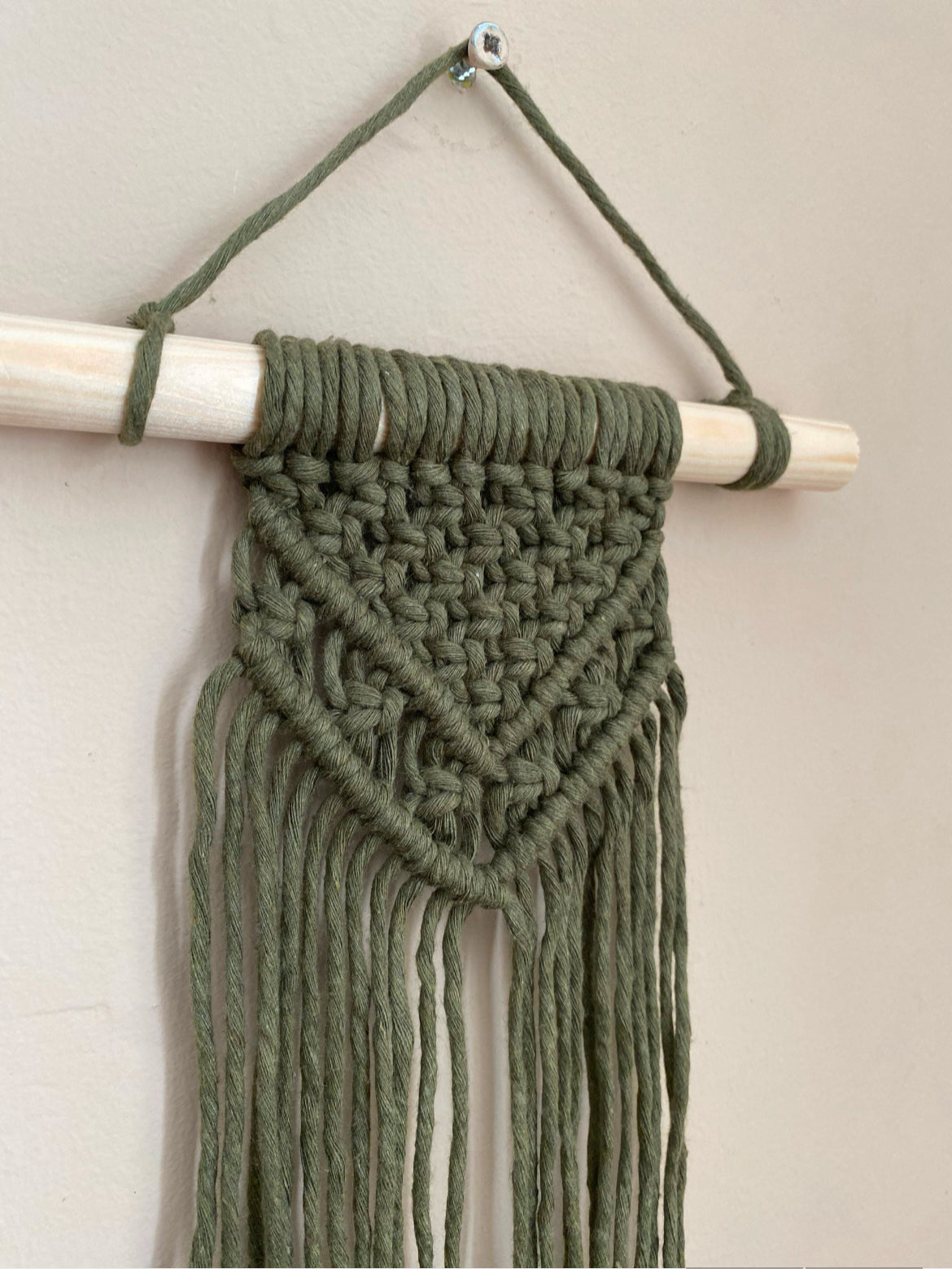 Small Boho Macrame Wall Hanging