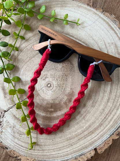 Eco-Friendly, Colourful short Glasses Strap - Perfect for Sports & Everyday Wear - 32cm