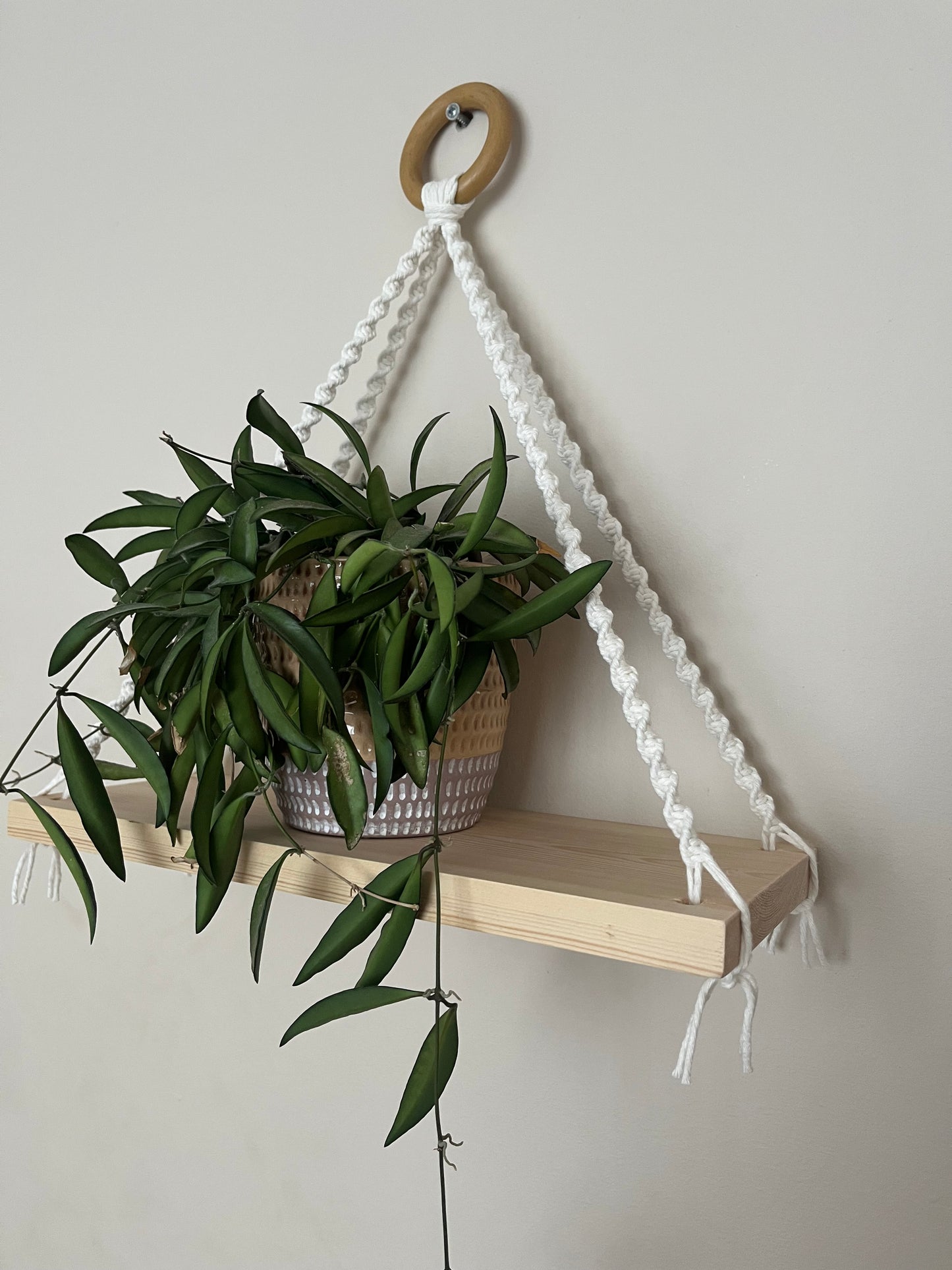 Macrame Rope Shelf