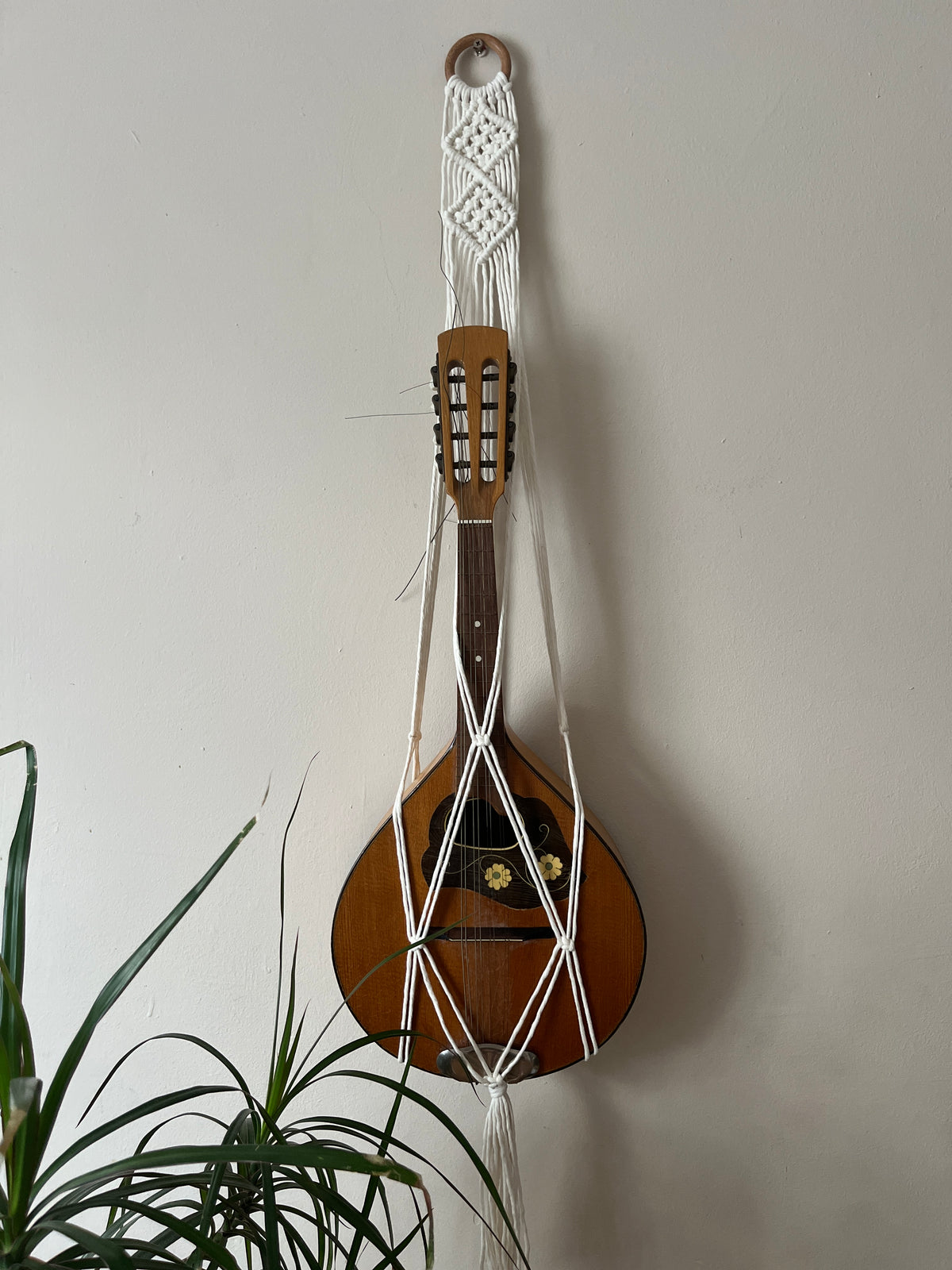 Macramé Mandolin Hanger