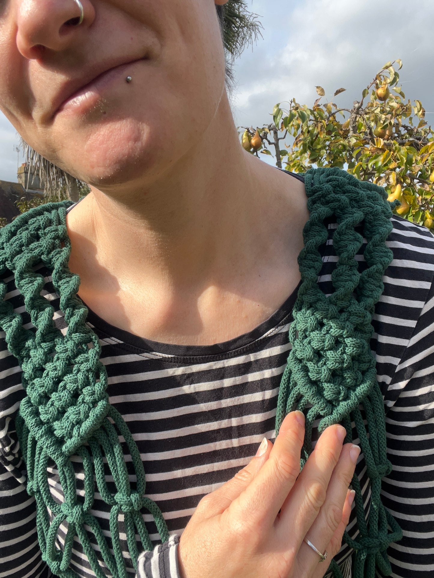 Boho Macramé Fringe Waistcoat Vest