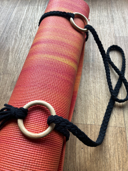 Braided Yoga Mat Strap - Choice of Colours
