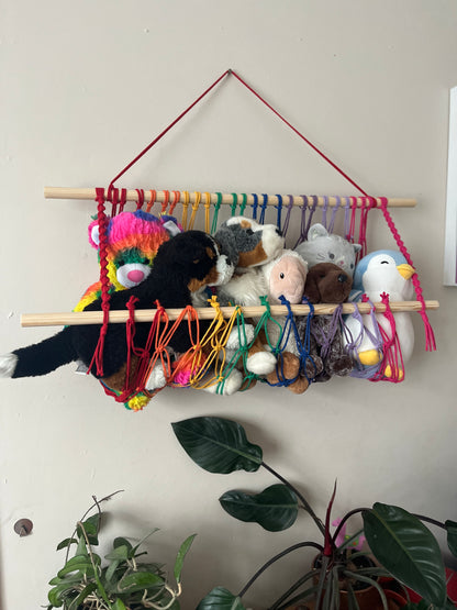 Macramé Nursery Toy Hammock