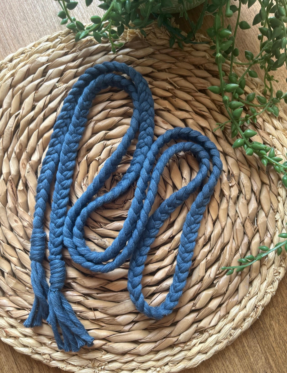 Handmade Macramé Braided Rope Belt