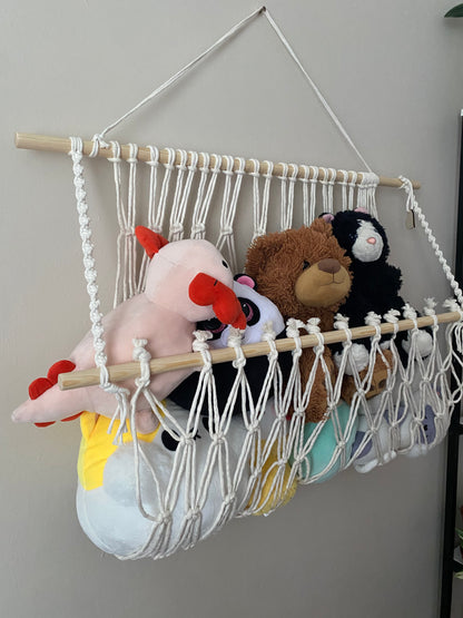 Macra-Made With Love soft toy hammock natural left 