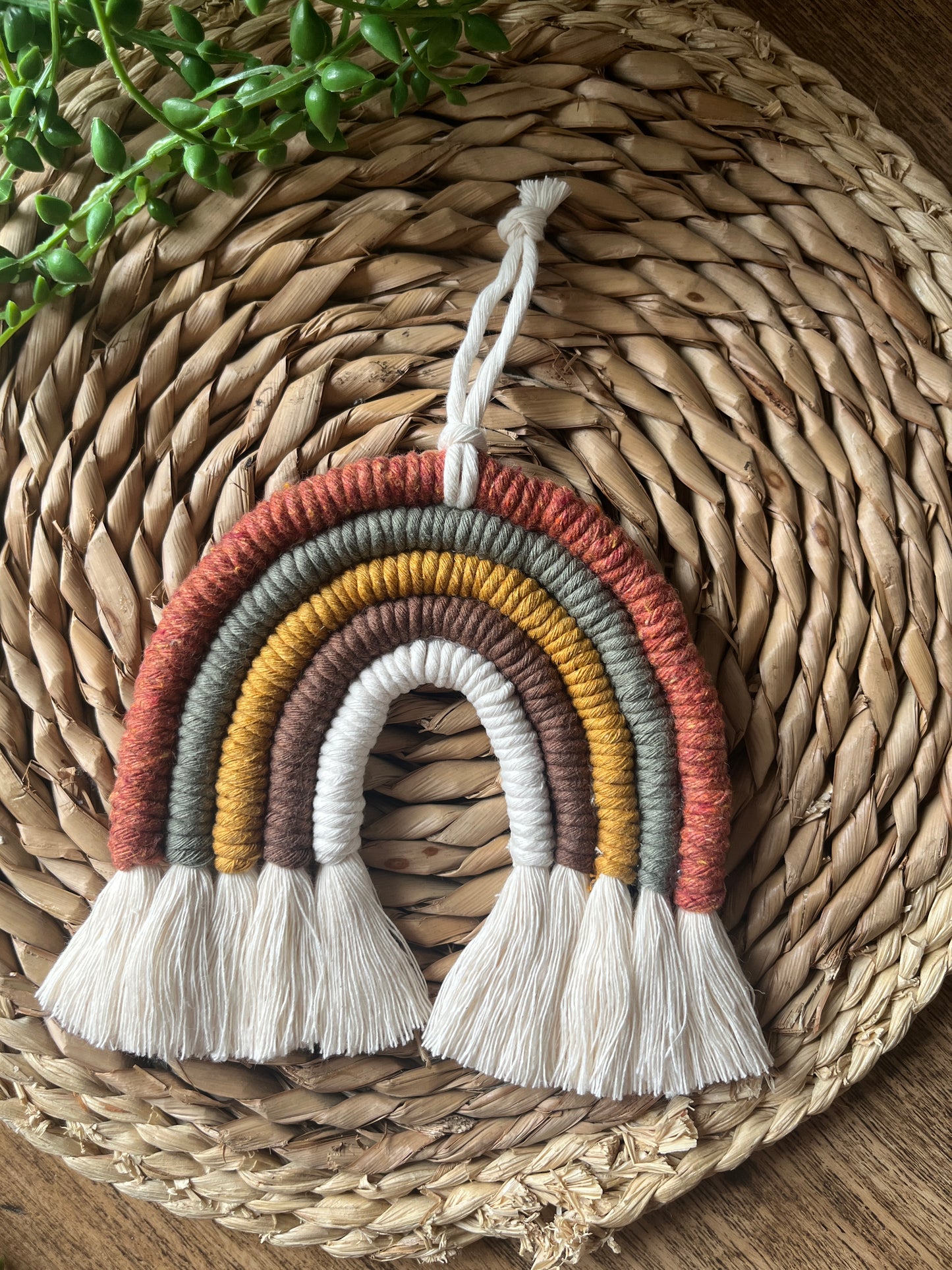 Earthy Macrame Rainbow