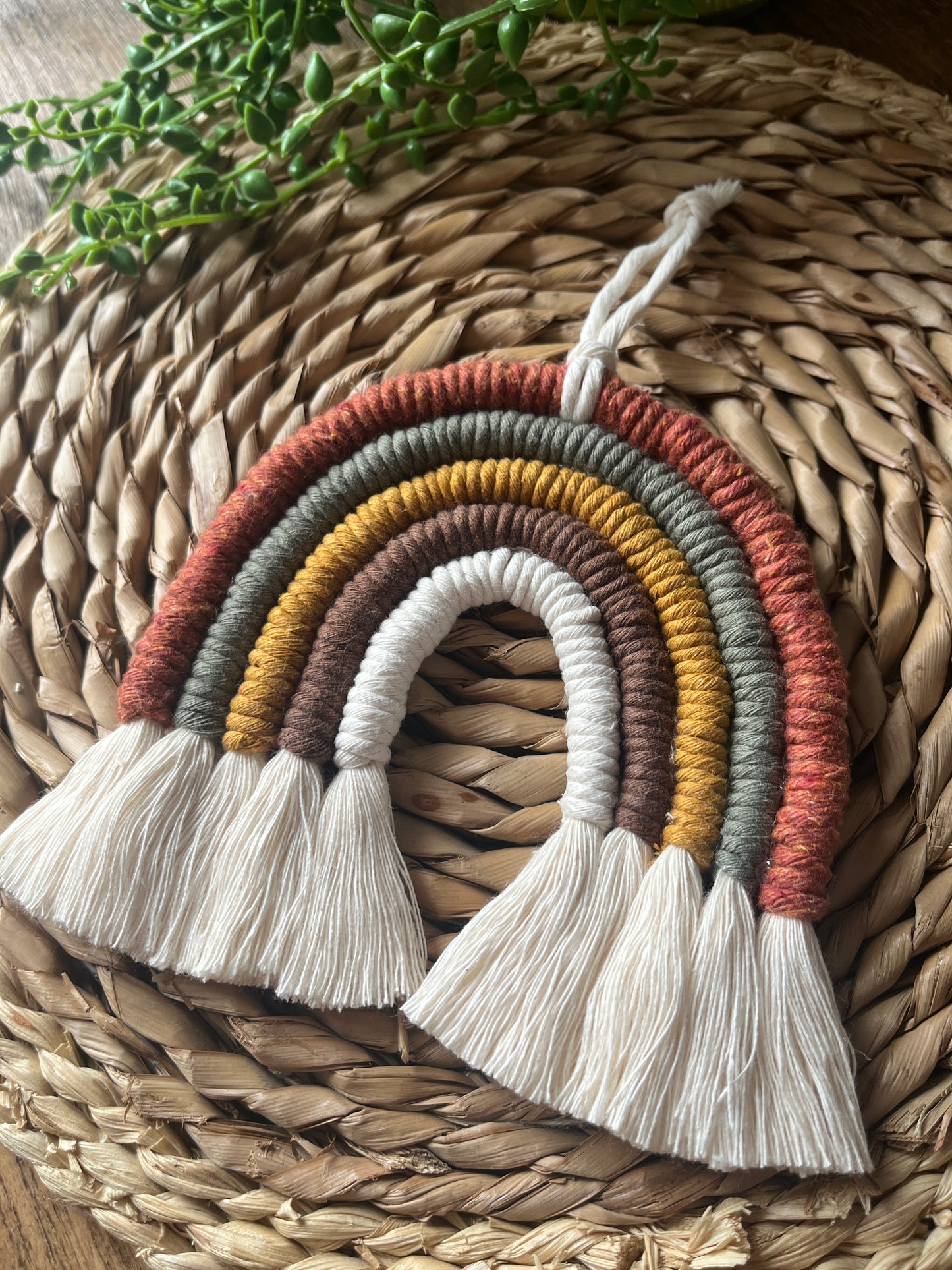 Earthy Macrame Rainbow