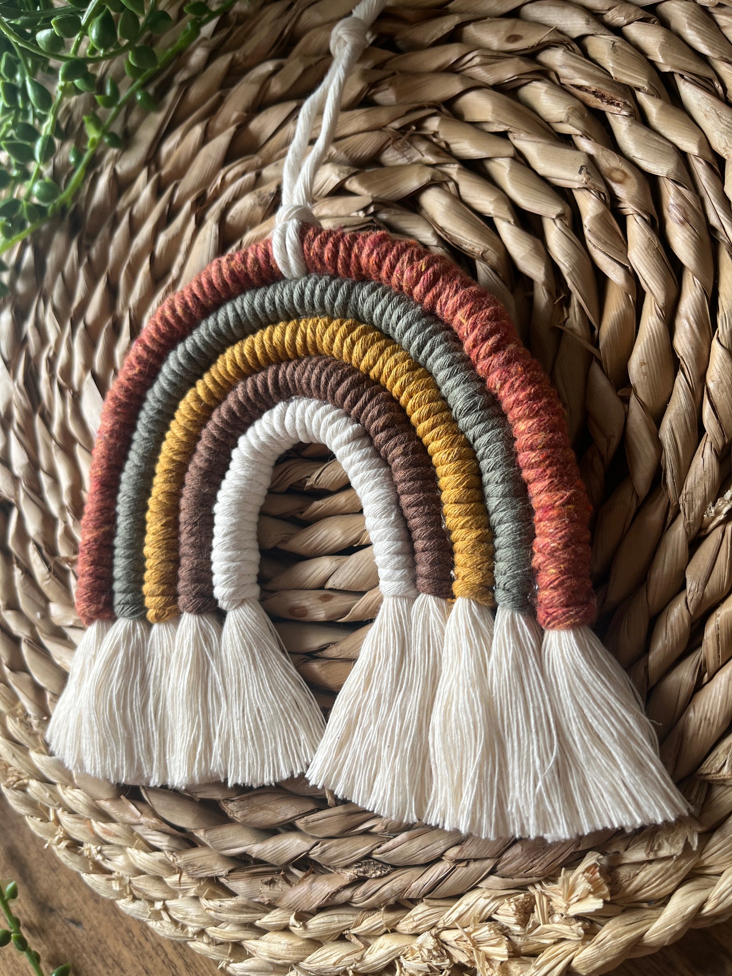 Earthy Macrame Rainbow