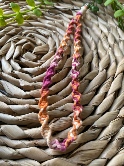Macra-Made With Love twisted phone charm ombré close