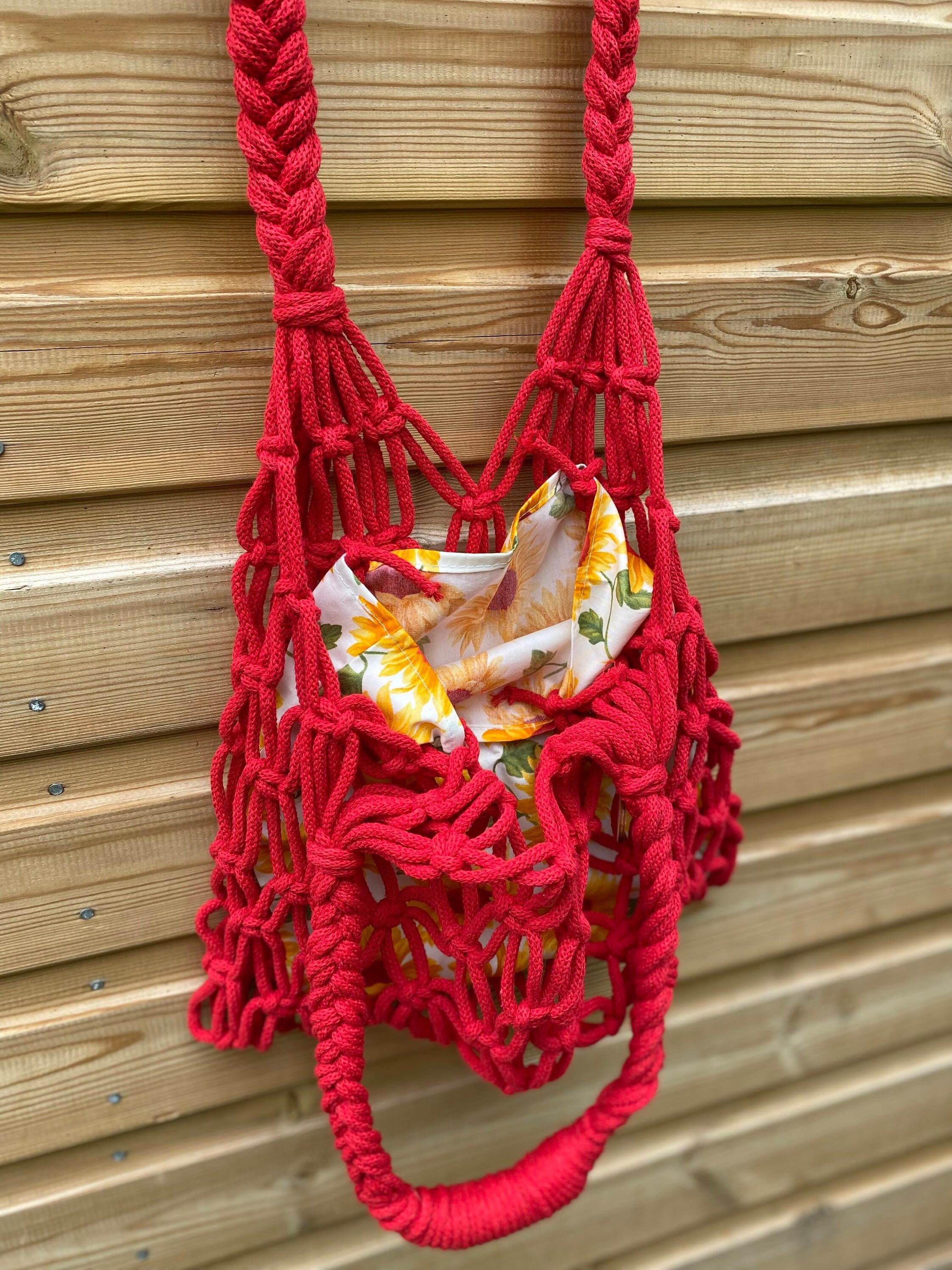 Macrame rope online bag