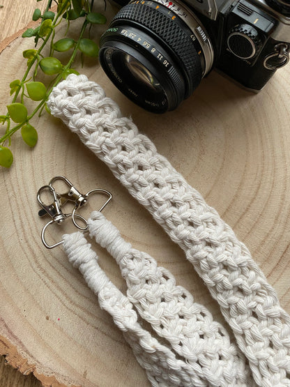 Macra-Made With Love camera strap natural detached flat