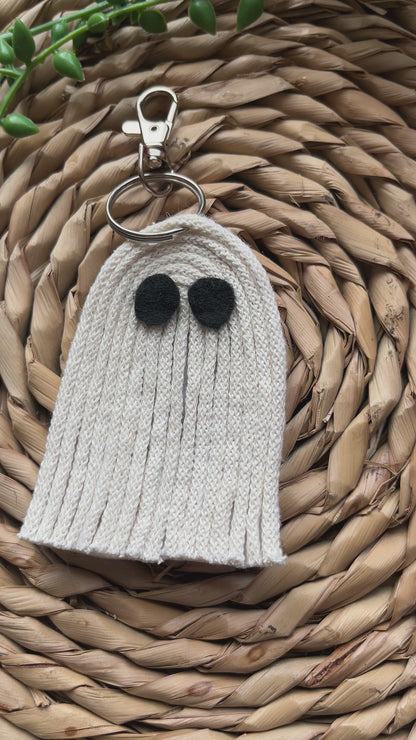 Ghost Keyring Charm
