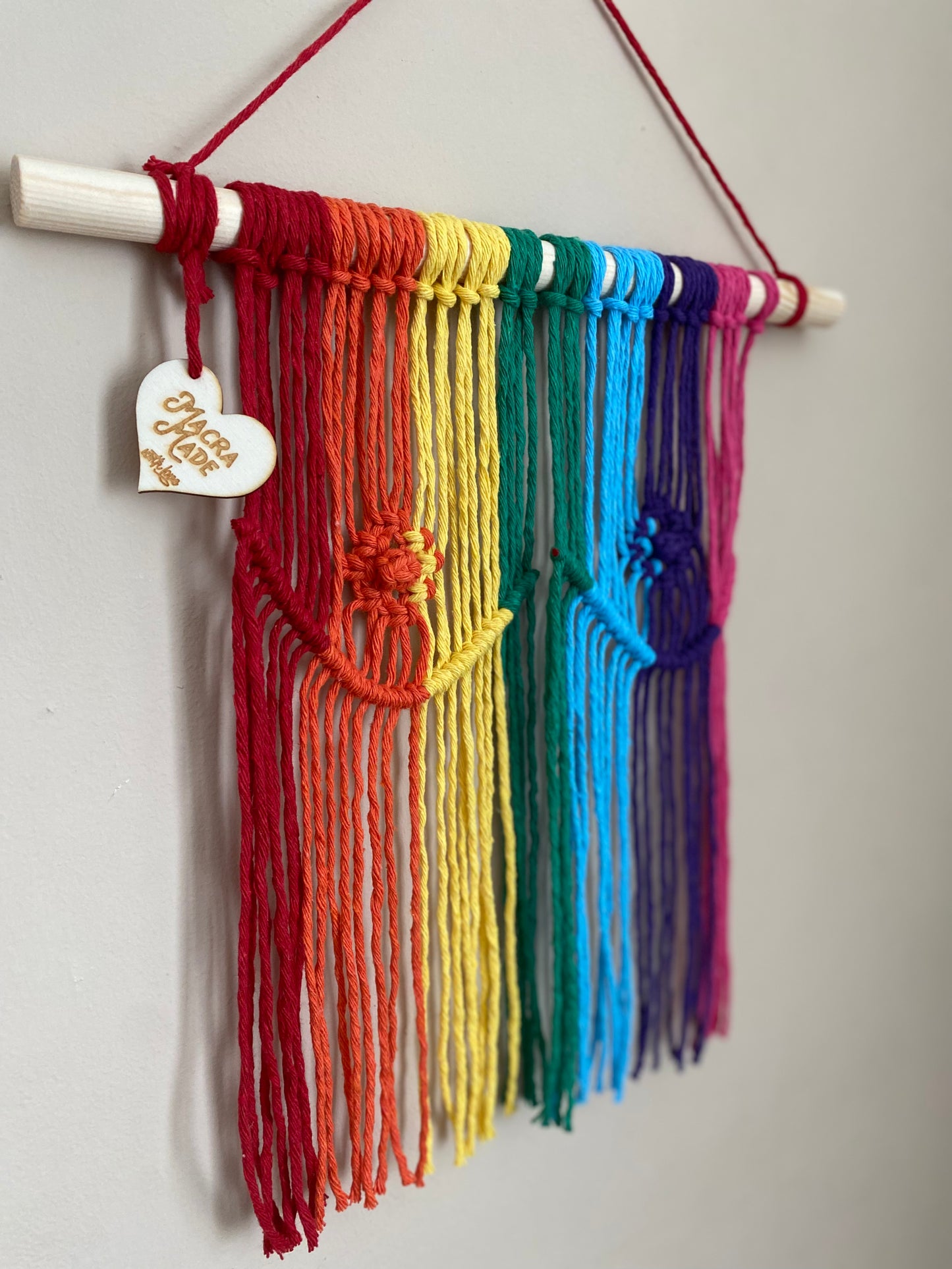 Macra-Made With Love boobs wall hanging rainbow left zoom