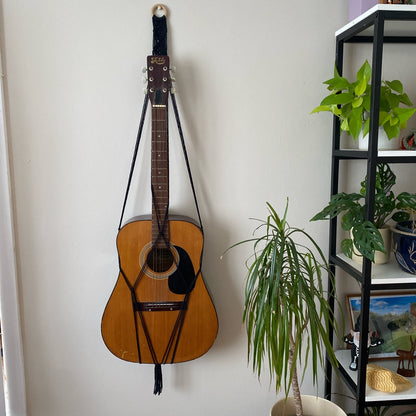 Macra-Made With Love acoustic guitar wall mount hanger black