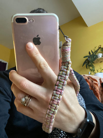 Macra-Made With Love phone charm rainbow selfie