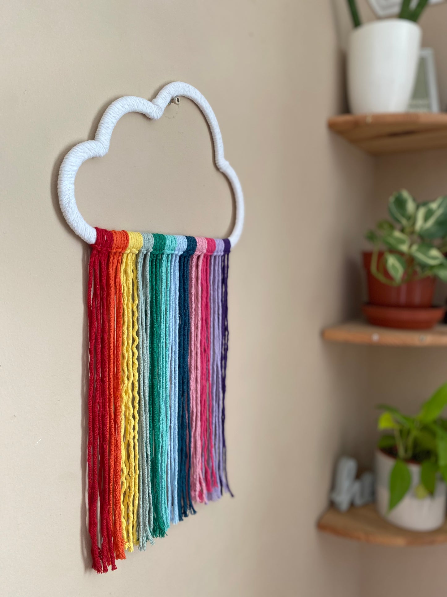 Rainbow Cloud Wall Hanging