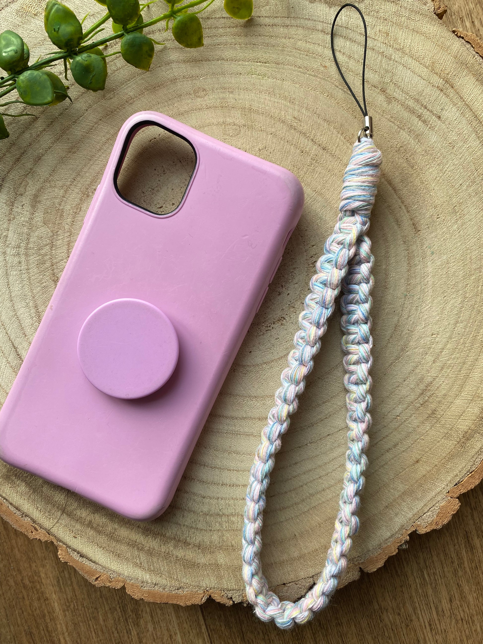 Macra-Made With Love phone charm pastel